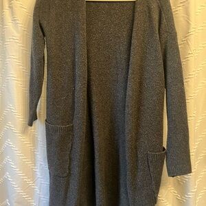 Gray Women's Sweater Cardigan
